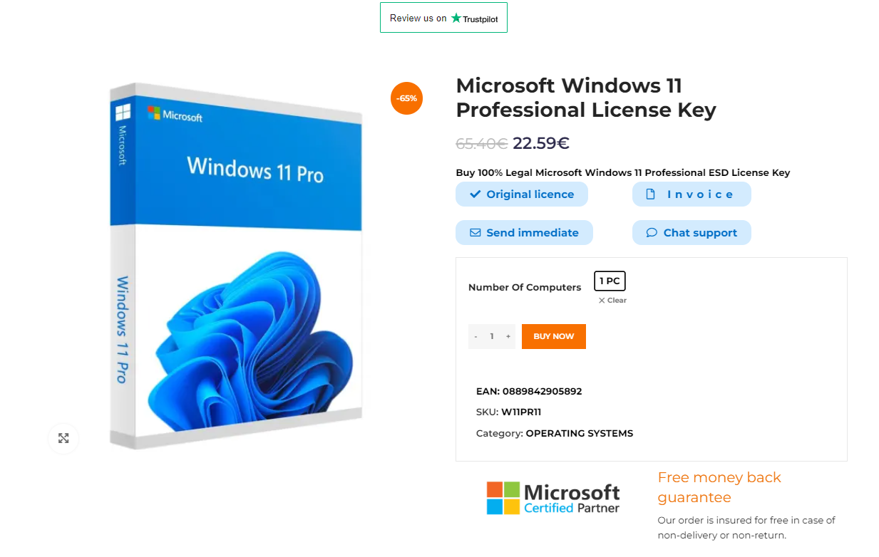 Windows 11 ESD Key